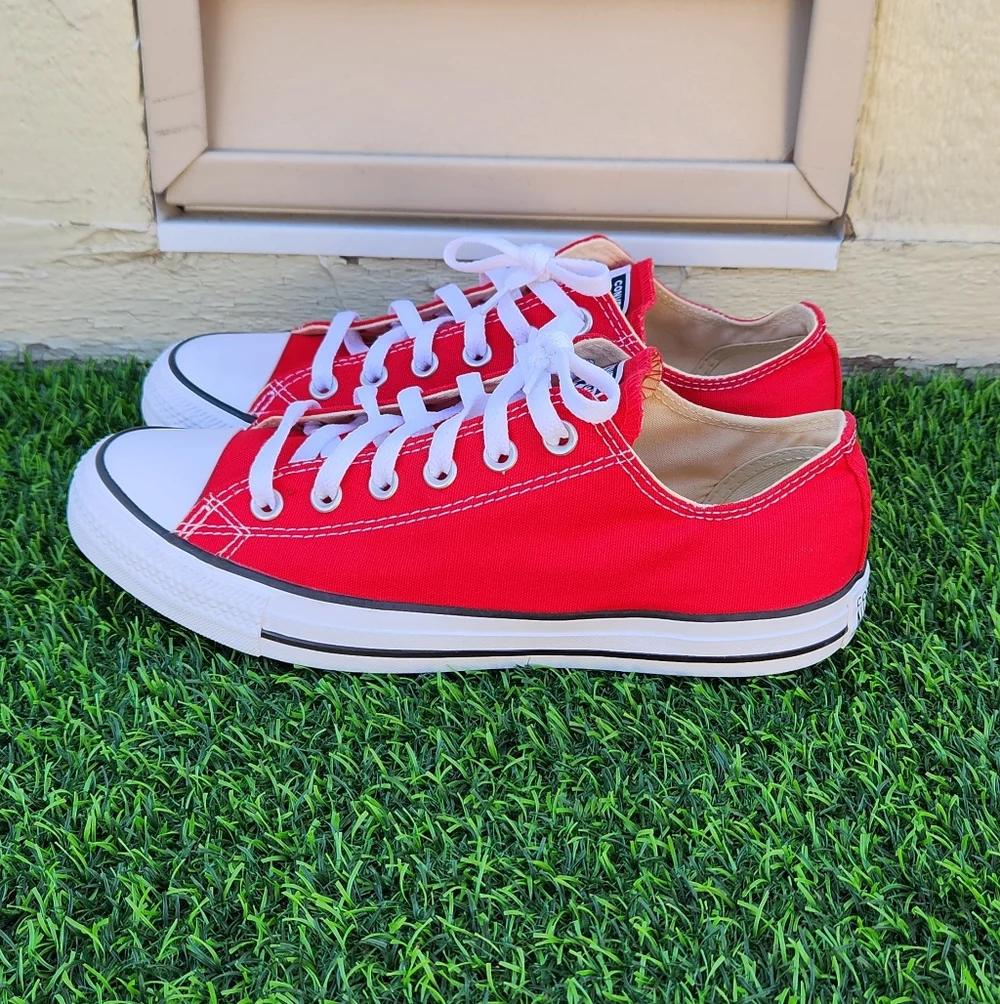 Converse Kids Red Sneakers - Picture 4 of 6